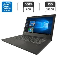 Ноутбук Lenovo V330-14IKB / 14" (1920x1080) IPS / Intel Core i5-8265U (4 (8) ядра по 1.6 - 3.9 GHz) / 8 GB DDR4 / 240 GB SSD / Intel UHD Graphics / WebCam