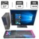Комплект ПК: компьютер Dell OptiPlex 3020 SFF / Intel Core i5-4570 (4 ядра по 3.2 - 3.6 GHz) / 8 GB DDR3 / 128 GB SSD / Intel HD Graphics 4600 / DVD-ROM + Монитор Dell P2217 / 22" (1680x1050) TN / Клавиатура и мышка, кабели купить
