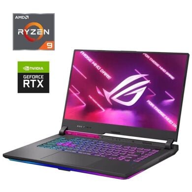 Игровой ноутбук Asus ROG Strix G15 G513QM-HF144T / 15.6" (1920x1080) IPS / AMD Ryzen 9 5900HX (8 (16) ядер по 3.3 - 4.6 GHz) / 16 GB DDR4 / 512 GB SSD / nVidia GeForce RTX 3060, 6 GB GDDR6, 192-bit Игровой ноутбук Asus ROG Strix G15 G513QM-HF144T / 15.6" (1920x1080) IPS / AMD Ryzen 9 5900HX (8 (16) ядер по 3.3 - 4.6 GHz) / 16 GB DDR4 / 512 GB SSD / nVidia GeForce RTX 3060, 6 GB GDDR6, 192-bit