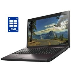 Ноутбук Б-клас Lenovo G580 / 15.6" (1366x768) TN / Intel Celeron 1000M (2 ядра по 1.8 GHz) / 8 GB DDR3 / 120 GB SSD / Intel HD Graphics / WebCam / DVD-RW