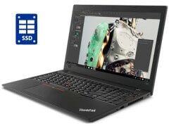 Ноутбук Lenovo ThinkPad L580 / 15.6" (1366x768) TN / Intel Core i3-8130U (2 (4) ядра по 2.2 - 3.4 GHz) / 8 GB DDR4 / 256 GB SSD / Intel UHD Grphics 620 / WebCam