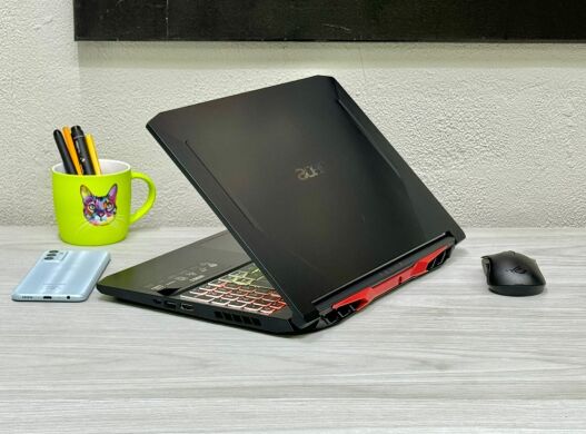 Игровой ноутбук Acer Nitro 5 AN515-55 / 15.6" (1920x1080) IPS / Intel Core i5-10300H (4 (8) ядра по 2.5 - 4.5 GHz) / 16 GB DDR4 / 512 GB SSD M.2 / nVidia GeForce RTX 3060, 6 GB GDDR6, 192-bit / WebCam