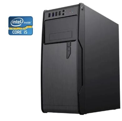 ПК Б-класс GameMax Tower / Intel Core i5-2400 (4 ядра по 3.1 - 3.4 GHz) / 8 GB DDR3 / 500 GB HDD / Intel HD Graphics 2000 / 400W