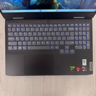 Ігровий ноутбук Б-клас Lenovo IdeaPad Gaming 3 15ARH7 / 15.6" (1920x1080) IPS / AMD Ryzen 5 7535HS (6 (12) ядер по 3.3 - 4.55 GHz) / 16 GB DDR5 / 512 GB SSD NVMe / nVidia GeForce RTX 2050, 4 GB GDDR6, 64-bit / WebCam