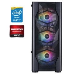 Игровой ПК 1stPlayer D4-BK-4F1 Tower / Intel Core i7-6700 (4 (8) ядра по 3.4 - 4.0 GHz) / 16 GB DDR4 / 480 GB SSD + 1000 GB HDD / AMD Radeon NITRO RX 470, 8 GB GDDR5, 256-bit / 650W