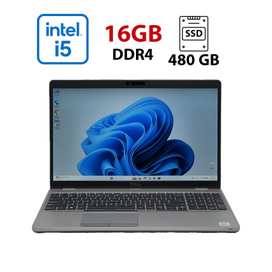 30 шт. Ноутбуків Dell Latitude 5510 / 15.6" (1920x1080) IPS / Intel Core i5-10210U (4 (8) ядра по 1.6 - 4.2 GHz) / 16 GB DDR4 / 480 GB SSD / Intel UHD Graphics / WebCam