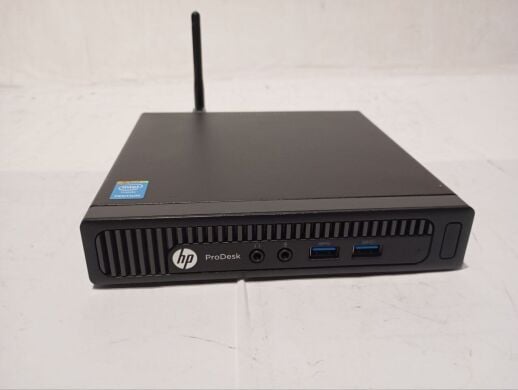 Неттоп HP ProDesk 400 G1 Mini USFF / Intel Core i3-4130T (2 (4) ядер по 2.9 GHz) / 8 GB DDR3 / 128 GB SSD NVMe + 1000 GB HDD / Intel HD Graphics 4400 + WiFi адаптер