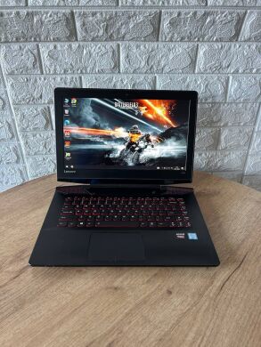 Ігровий ноутбук Lenovo IdeaPad Y700-14ISK / 14" (1920x1080) IPS / Intel Core i7-6700HQ (4 (8) ядра по 2.6 - 3.5 GHz) / 16 GB DDR4 / 256 GB SSD M.2 / AMD Radeon R9 M375, 4 GB DDR3, 128-bit / WebCam