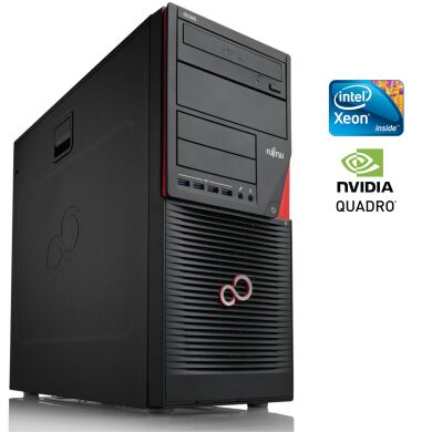 Робоча станція Fujitsu Celsius W550 Tower / Intel Xeon E3-1275 v5 (4 (8) ядра по 3.6 - 4.0 GHz) / 32 GB DDR4 / 512 GB SSD / nVidia Quadro P2000, 5 GB GDDR5, 160-bit Робоча станція Fujitsu Celsius W550 Tower / Intel Xeon E3-1275 v5 (4 (8) ядра по 3.6 - 4.0 GHz) / 32 GB DDR4 / 512 GB SSD / nVidia Quadro P2000, 5 GB GDDR5, 160-bit