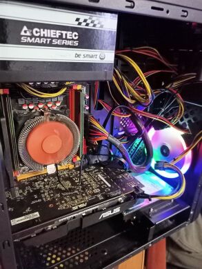 Игровой ПК Kllisre Tower / Intel Xeon E5-2630 V2 (6 (12) ядер по 2.6 - 3.1 GHz) / 16 GB DDR3 / 512 GB SSD + 1000 GB HDD / AMD Radeon RX 580, 4 GB GDDR5, 256-bit / 700W / Win 11