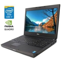 Мобільна робоча станція Б-клас Dell Precision M4800 / 15.6" (1920x1080) TN / Intel Core i7-4810MQ (4 (8) ядра по 2.8 - 3.8 GHz) / 16 GB DDR3 / 256 GB SSD / nVidia Quadro K1100M, 2 GB GDDR5, 128-bit / WebCam / DVD-ROM