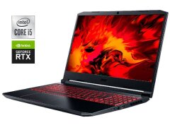 Ігровий ноутбук Acer Nitro 5 AN515-55 / 15.6" (1920x1080) IPS / Intel Core i5-10300H (4 (8) ядра по 2.5 - 4.5 GHz) / 16 GB DDR4 / 512 GB SSD M.2 / nVidia GeForce RTX 3060, 6 GB GDDR6, 192-bit / WebCam
