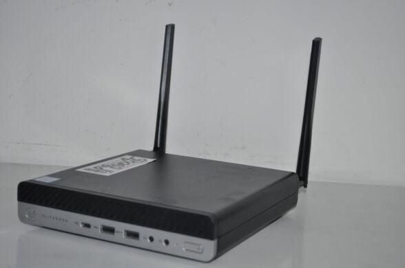 Неттоп HP EliteDesk 800 G5 Desktop Mini USFF / Intel Core i5-9600T (6 ядер по 2.3 - 3.9 GHz) / 8 GB DDR4 / 512 GB SSD M.2 / Intel UHD Graphics 630 / Wi-Fi / Windows 11 Pro / Блок живлення