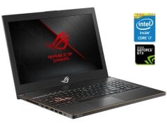 Игровой ноутбук Б-класс Asus ROG Zephyrus M GU501GM / 15.6" (1920x1080) IPS / Intel Core i7-8750H (6 (12) ядра по 2.2 - 4.1 GHz) / 16 GB DDR4 / 500 GB SSD / nVidia GeForce GTX 1060, 6 GB GDDR5, 192-bit / WebCam