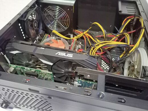 Игровой ПК Kllisre Tower / Intel Xeon E5-2630 V2 (6 (12) ядер по 2.6 - 3.1 GHz) / 16 GB DDR3 / 512 GB SSD + 1000 GB HDD / AMD Radeon RX 580, 4 GB GDDR5, 256-bit / 700W / Win 11