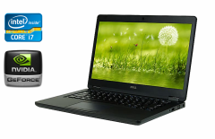 Ультрабук Dell Latitude 5480 / 14" (1920x1080) IPS / Intel Core i7-6600U (2 (4) ядра по 2.6 - 3.4 GHz) / 16 GB DDR4 / 512 GB SSD / nVidia GeForce 930MX, 2 GB DDR3, 64-bit / WebCam / HDMI / Windows 10