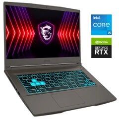 Ігровий ноутбук Б-клас MSI Thin 15 B12UC / 15.6" (1920x1080) IPS / Intel Core i5-12450H (8 (12) ядер по 2.0 - 4.4 GHz) / 16 GB DDR4 / 512 GB SSD NVMe / nVidia GeForce RTX 3050, 4 GB GDDR6, 128-bit / WebCam