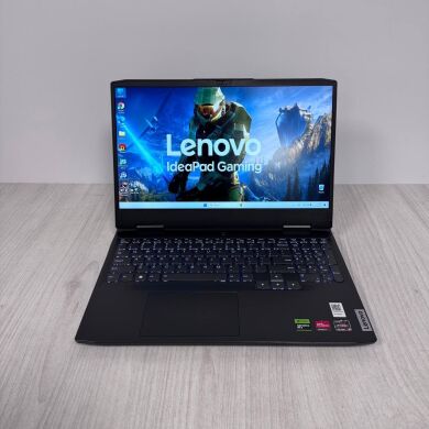 Ігровий ноутбук Б-клас Lenovo IdeaPad Gaming 3 15ARH7 / 15.6" (1920x1080) IPS / AMD Ryzen 5 7535HS (6 (12) ядер по 3.3 - 4.55 GHz) / 16 GB DDR5 / 512 GB SSD NVMe / nVidia GeForce RTX 2050, 4 GB GDDR6, 64-bit / WebCam
