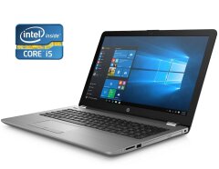 Ноутбук HP 250 G6 / 15.6" (1366x768) TN / Intel Core i5-7200U (2 (4) ядра по 2.5 - 3.1 GHz) / 8 GB DDR4 / 256 GB SSD / Intel HD Graphics 620 / WebCam