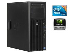 Робоча станція HP Z420 Workstation Tower / Intel Xeon E5-1603 (4 ядра по 2.8 GHz) / 8 GB DDR3 / 240 GB SSD NEW + 640 GB HDD / nVidia Quadro K2000, 2 GB GDDR5, 128-bit / DVD-RW