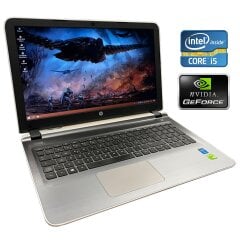 Ноутбук HP Pavilion 15 / 15.6" (1920x1080) TN / Intel Core i5-6200U (2 (4) ядра по 2.3 - 2.8 GHz) / 8 GB DDR3 / 256 GB SSD / nVidia GeForce 940M, 2 GB DDR3, 64-bit / WebCam / DVD-ROM / Win 10 Home
