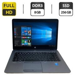 Ноутбук HP EliteBook 840 G2 / 14" (1920x1080) TN / Intel Core i7-5600U (2 (4) ядра по 2.6 - 3.2 GHz) / 8 GB DDR3 / 256 GB SSD / Intel HD Graphics 5500 / WebCam