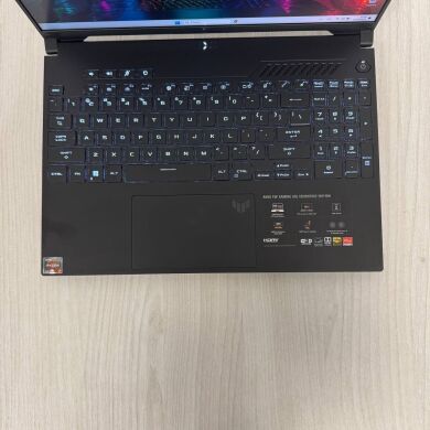 Ігровий ноутбук Б-клас Asus TUF Gaming Advantage A16 FA617NS / 16" (1920x1200) IPS / AMD Ryzen 7 7735HS (8 (16) ядер по 3.2 - 4.75 GHz) / 16 GB DDR5 / 512 GB SSD NVMe / AMD Radeon RX 7600S, 8 GB GDDR6, 128-bit / WebCam