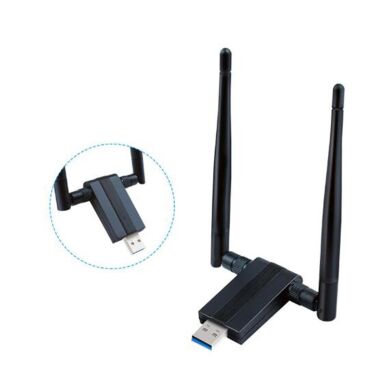 Wi-Fi адаптер 1200Mpbs / 802.11 a, b, g, n, ac / 2.4GHz+5GHz / USB 3.0 / две антены