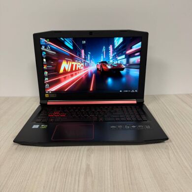 Ігровий ноутбук Acer Nitro 5 AN515-53 / 15.6" (1920x1080) IPS / Intel Core i5-8300H (4 (8) ядра по 2.3 - 4.0 GHz) / 16 GB DDR4 / 500 GB SSD / nVidia GeForce GTX 1050, 4 GB GDDR5, 128-bit / WebCam