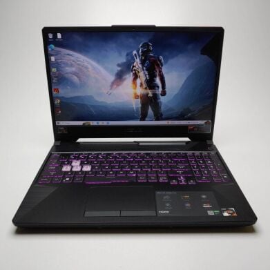 Ігровий ноутбук Asus TUF Gaming FA506IU / 15.6" (1920x1080) IPS / AMD Ryzen 7 4800H (8 (16) ядер по 2.9 - 4.2 GHz) / 16 GB DDR4 / 512 GB SSD / nVidia GeForce GTX 1660 Ti, 6 GB GDDR6, 192-bit / WebCam / Win 10 Home