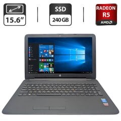 Ноутбук HP 250 G4 / 15.6" (1366x768) TN / Intel Core i3-5005U (2 (4) ядра по 2.0 GHz) / 8 GB DDR3 / 240 GB SSD / AMD Radeon R5 M330, 2 GB GDDR3, 64-bit / WebCam / DVD-ROM