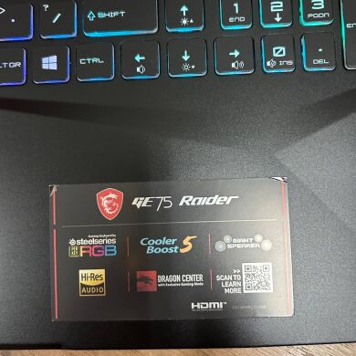Игровой ноутбук Б-класс MSI GE75 Raider 10SF / 17.3" (1920x1080) IPS / Intel Core i7-10875H (8 (16) ядер по 2.3 - 5.1 GHz) / 16 GB DDR4 / 512 GB SSD NVMe / nVidia GeForce RTX 2070, 8 GB GDDR6, 256-bit / WebCam