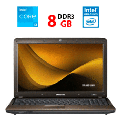 Ноутбук Samsung R540 / 15.6" (1366x768) TN / Intel Core i3-380M (2 (4) ядра по 2.53 GHz) / 8 GB DDR3 / 256 GB SSD / Intel HD Graphics