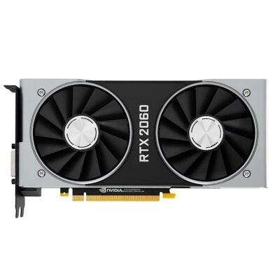 Дискретная видеокарта nVidia GeForce RTX 2060, 6 GB GDDR6, 192-bit / DisplayPort, HDMI