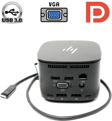 Док-станція Б-клас HP Thunderbolt Dock G2 HSN-IX01 / USB Type-C / VGA, DisplayPort / USB 3.0, Thunderbolt / Gigabit Ethernet
