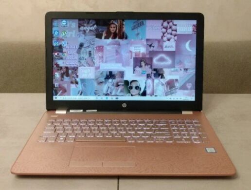 HP 15-bs020cy / 15.6" (1366x768) TN / Intel Core i5-7200U (2 (4) ядра по 2.5 - 3.1 GHz) / 8 GB DDR4 / 256 GB SSD / WebCam / DVD-RW