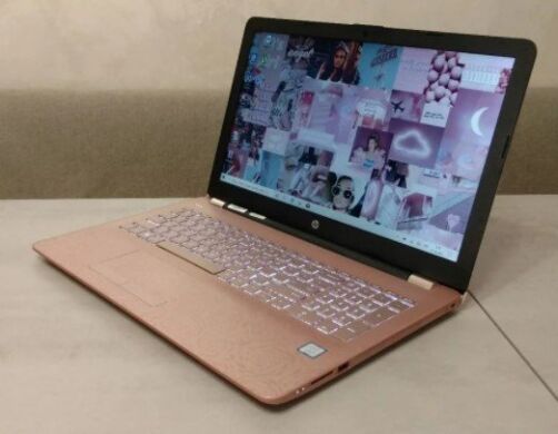 HP 15-bs020cy / 15.6" (1366x768) TN / Intel Core i5-7200U (2 (4) ядра по 2.5 - 3.1 GHz) / 8 GB DDR4 / 256 GB SSD / WebCam / DVD-RW