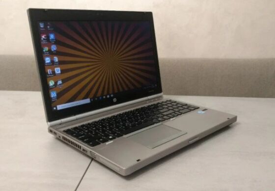 HP Elitebook 8570p / 15.6" (1366x768) TFT TN / Intel Core i5-3230M (2 (4) ядра по 2.6 - 3.2 GHz) / 8 GB DDR3 / 500 GB HDD / WebCam / DVD-RW