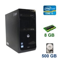 HP Pro 3500 Tower / Intel Core i5-3470 (4 ядра по 3.2 - 3.6 GHz) / 8 GB DDR3 / 500 GB HDD