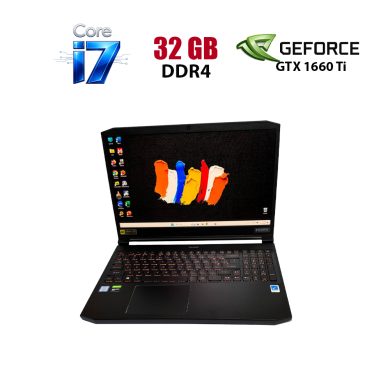Ігровий ноутбук Acer ConceptD 5 CN515-71 / 15.6" (3840x2160) IPS / Intel Core i7-9750H (6 (12) ядер по 2.6 - 4.5 GHz) / 32 GB DDR4 / 512 GB SSD / nVidia GeForce GTX 1660 Ti, 6 GB GDDR6, 192-bit / WebCam