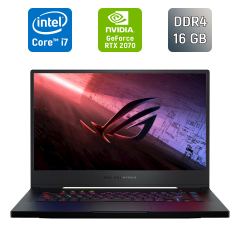 Ігровий ноутбук Asus ROG Zephyrus M15 G0502 LW / 15.6" (1920x1080) IPS / Intel Core i7-10750H (6 (12) ядер по 2.6 - 5.0 GHz) / 16 GB DDR4 / 1000 GB SSD / nVidia GeForce RTX 2070, 8 GB GDDR6, 256-bit / HDMI / Windows 10