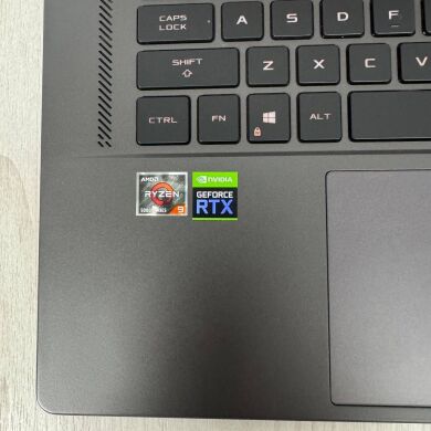 Ігровий ноутбук Б-клас Asus ROG Zephyrus G15 GA503QR / 15.6" (2560x1440) IPS / AMD Ryzen 9 5900HS (8 (16) ядер по 3.0 - 4.6 GHz) / 16 GB DDR4 / 1000 GB SSD NVMe / nVidia GeForce RTX 3070, 8 GB GDDR6, 256-bit Ігровий ноутбук Б-клас Asus ROG Zephyrus G15 GA503QR / 15.6" (2560x1440) IPS / AMD Ryzen 9 5900HS (8 (16) ядер по 3.0 - 4.6 GHz) / 16 GB DDR4 / 1000 GB SSD NVMe / nVidia GeForce RTX 3070, 8 GB GDDR6, 256-bit