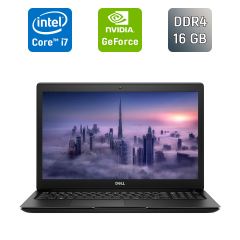 Игровой ноутбук Б-класс Dell Latitude 3500 / 15.6" (1920x1080) IPS / Intel Core i7-8565U (4 (8) ядра по 1.8 - 4.6 GHz) / 16 GB DDR4 / 256 GB SSD / nVidia GeForce MX130, 2 GB GDDR5, 64-bit / WebCam / Windows 10
