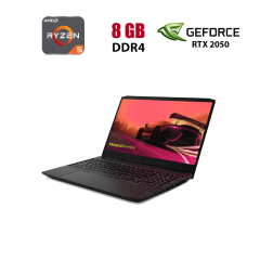 Ігровий ноутбук Lenovo IdeaPad Gaming 3 15ACH6 / 15.6" (1920x1080) IPS / AMD Ryzen 5 5500H (4 (8) ядра по 3.3 - 4.2 GHz) / 8 GB DDR4 / 512 GB SSD / nVidia GeForce RTX 2050, 4 GB GDDR6, 64-bit / WebCam
