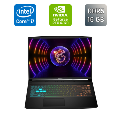 Ігровий ноутбук MSI Crosshair 16 HX / 16" (1920x1200) IPS / Intel Core i7-13620H (10 (16) ядер по 3.6 - 4.9 GHz) / 16 GB DDR5 / 1000 GB SSD / nVidia GeForce RTX 4070, 8 GB GDDR6, 128-bit / WebCam