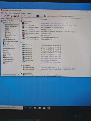 Комплект ПК: ігровий ПК Frime Vision White Tower NEW / Intel Core i7-2600 (4 (8) ядра по 3.4 - 3.8 GHz) / 16 GB DDR3 / 240 GB SSD NEW + 500 GB HDD / AMD Radeon R9 380, 4 GB GDDR5, 256-bit + Монітор LG 24MB35PM-B / 24" (1920x1080) IPS + Кабелі підключення