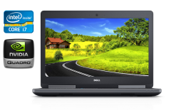 Мобільна робоча станція Б-клас Dell Precision 7510 / 15.6" (1920x1080) IPS / Intel Core i7-6920HQ (4 (8) ядра по 2.9 - 3.8 GHz) / 32 GB DDR4 / 480 GB SSD / nVidia Quadro M2000M, 4 GB GDDR5, 128-bit / WebCam / Windows 10