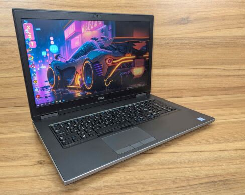 Мобільна робоча станція Dell Precision 7740 / 17.3" (1920x1080) IPS / Intel Core i7-9750H (6 (12) ядер по 2.6 - 4.5 GHz) / 128 GB DDR4 / 1000 GB SSD / nVidia Quadro RTX 4000, 8 GB GDDR6, 256-bit / WebCam / Windows 10