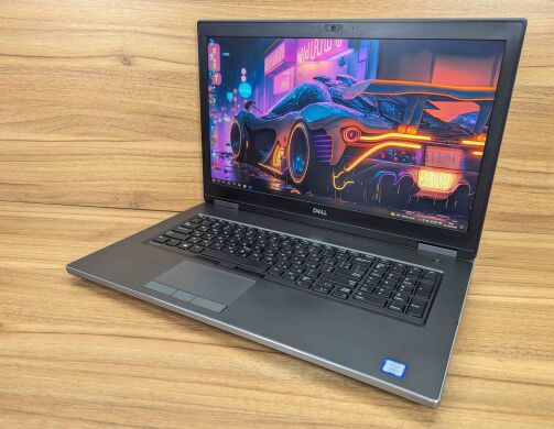 Мобільна робоча станція Dell Precision 7740 / 17.3" (1920x1080) IPS / Intel Core i7-9750H (6 (12) ядер по 2.6 - 4.5 GHz) / 128 GB DDR4 / 1000 GB SSD / nVidia Quadro RTX 4000, 8 GB GDDR6, 256-bit / WebCam / Windows 10