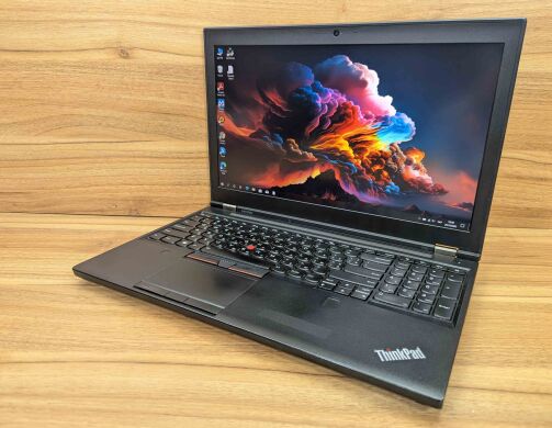 Мобільна робоча станція Lenovo ThinkPad P50 / 15.6" (1920x1080) IPS / Intel Core i7-6820HQ (4 (8) ядра по 2.7 - 3.6 GHz) / 16 GB DDR4 / 512 GB SSD / nVidia Quadro M1000M, 4 GB GDDR5, 128-bit / WebCam / TouchID / Windows 10 Мобільна робоча станція Lenovo ThinkPad P50 / 15.6" (1920x1080) IPS / Intel Core i7-6820HQ (4 (8) ядра по 2.7 - 3.6 GHz) / 16 GB DDR4 / 512 GB SSD / nVidia Quadro M1000M, 4 GB GDDR5, 128-bit / WebCam / TouchID / Windows 10